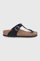 fekete Birkenstock flip-flop Gizeh Női