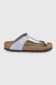 srebrny Birkenstock Japonki Damski