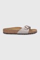 Кожаные шлепанцы Birkenstock Madrid венский золотой 1020632