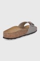 Obuwie Birkenstock klapki skórzane Madrid 1020632 złoty