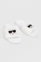 Karl Lagerfeld pantofole bianco