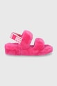 Вълнени пантофи UGG розов 1107953.BRY
