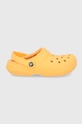 pomarańczowy Crocs kapcie CLASSIC LINED CLOG Damski