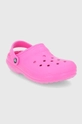 Crocs kapcie CLASSIC LINED CLOG fioletowy