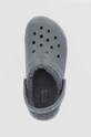 Crocs kapcie CLASSIC LINED CLOG szary ASSIC.LINED.CLOG.203591