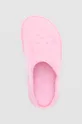 pastel pink Crocs slippers