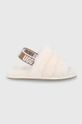 бежевый Детские шерстяные тапочки UGG Fluff Yeah Для девочек