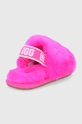 UGG Kapcie dziecięce Fluff Yeah Slide Cholewka: Wełna, Wnętrze: Materiał tekstylny, Wełna, Podeszwa: Materiał syntetyczny