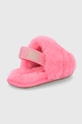 UGG Kapcie wełniane dziecięce Fluff Yeah Slide Cholewka: Wełna, Wnętrze: Materiał tekstylny, Wełna, Podeszwa: Materiał syntetyczny