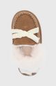 béžová Dětské kožené papuče Emu Australia Karoly
