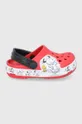 κόκκινο Παιδικές παντόφλες Crocs SNOOPY WOODSTOCK CLOG KIDS Παιδικά
