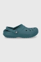 turkusowy Crocs kapcie Classic Lined Clog Męski