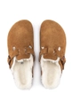 καφέ Παντόφλες σουέτ Birkenstock Boston