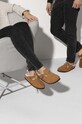 Birkenstock papuci din piele intoarsa Boston 1001141.Sheepskin.Mink