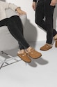 Παντόφλες σουέτ Birkenstock Boston 1001141.Sheepskin.Mink