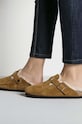 Παντόφλες σουέτ Birkenstock Boston 1001141.Sheepskin.Mink