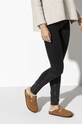 Birkenstock papuci din piele intoarsa Boston 1001141.Sheepskin.Mink