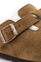 Încălțăminte Birkenstock papuci din piele intoarsa Boston 1001141.Sheepskin.Mink maro