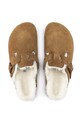 Birkenstock papuci din piele intoarsa Boston 1001141.Sheepskin.Mink
