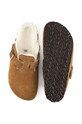 Birkenstock papuci din piele intoarsa Boston 1001141.Sheepskin.Mink