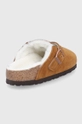 Birkenstock Kapcie zamszowe Boston Cholewka: Skóra zamszowa, Wnętrze: Wełna, Podeszwa: Materiał syntetyczny