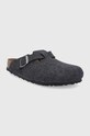 Шерстяные тапочки Birkenstock Boston 160371.Anthracite серый AW25