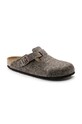 Birkenstock papuci de casa Boston 160581.CACAO gri AW24