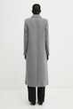 Odzież Samsoe Samsoe płaszcz wełniany F20400075 szary