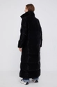 czarny Rains kurtka Extra Long Puffer Coat 1536