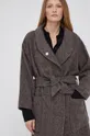 коричневый Шерстяное пальто Sisley