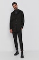 Selected Homme Płaszcz 16079347 czarny AW21