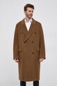 Drykorn Płaszcz wełniany brązowy 45223.1202