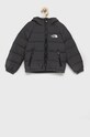 Detská páperová bunda The North Face zateplené sivá NF0A5GKA7D11