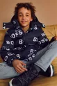 μαύρο Παιδικό μπουφάν με πούπουλα Boss Για αγόρια