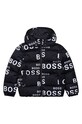 Детско пухено яке Boss J26459.162.174 черен AW21