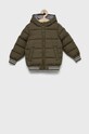 Detská bunda United Colors of Benetton zateplené zelená 2RZG53NV0