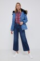 Péřová bunda Pepe Jeans FRIDA PL401962.543 fialová AW21