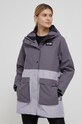 Bunda 4F s podšívkou šedá H4Z21.KUDS002