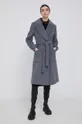 Μάλλινο παλτό DKNY  Κύριο υλικό: 4% Ακρυλικό, 45% Πολυεστέρας, 50% Μαλλί, 1% Άλλα ύλη