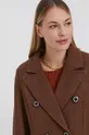 brązowy Sisley Płaszcz