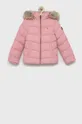 ροζ Παιδικό μπουφάν με πούπουλα Tommy Hilfiger Για κορίτσια
