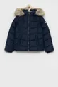 темно-синій Дитяча пухова куртка Tommy Hilfiger Для дівчаток
