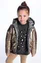 коричневый Детская двусторонняя куртка Mayoral Для девочек