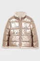 золотий Дитяча двостороння куртка Mayoral Для дівчаток