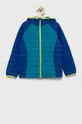 modra Otroška jakna Columbia Dekliški