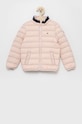 Детская пуховая куртка Tommy Hilfiger без подкладки розовый KS0KS00169.4890