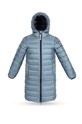 Fluff Geacă de puf pentru copii cu captuseala gri coat