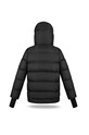 Fluff Kurtka puchowa dziecięca czarny High.chin.guard.jacket
