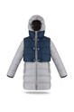 Fluff Kurtka puchowa dziecięca Jacket.vest szary AW21