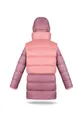 ροζ Παιδικό μπουφάν με πούπουλα Fluff